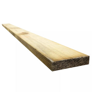 1.8mtr 25mm x 100mm (4x1) Rough Sawn Tanalised