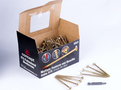 KTX Gold Screws 5x30mm