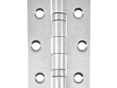 75mm/3" Polished Stainless Ball Bearing Hinges(1 pair)