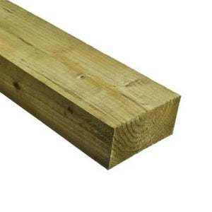 10x5 Green Treated incised Railway Sleeper 2.4mtr