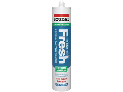 Soudal Stay Fresh Premium Sanitary Silicone Clear