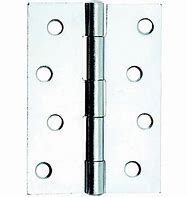 75mm CHROME PLATED HINGE PAIR