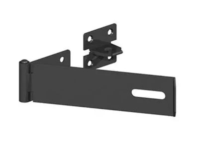 SAFETY HASP & STAPLES 6" 150mm BLACK