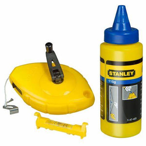 STANLEY CHALK REEL & LINE LEVEL 30M