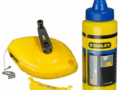 STANLEY CHALK REEL & LINE LEVEL 30M