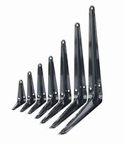 250x200 (10x8) BLACK LONDON SHELF BRACKET