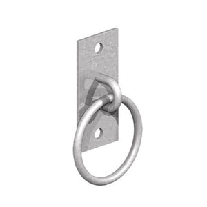 GALVANISED RING ON PLATE