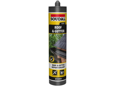 Soudal Roof & Gutter Sealant Black