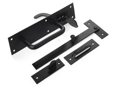 EPOXY BLACK SUFFOLK LATCH