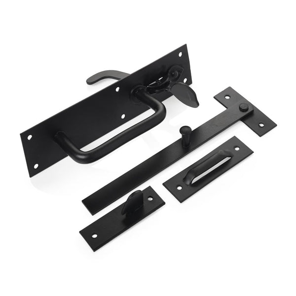 EPOXY BLACK SUFFOLK LATCH - Formby Timber Supplies Ltd