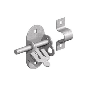 GALVANISED OVAL PADBOLT 4" (100mm)