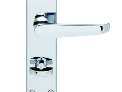 Carlisle Brass CBV30WCCP Victorian Lever Bathroom Door Handles (Pair)