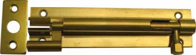 4" (100MM) SPECIALIST BRASS DOOR BOLT NECKED