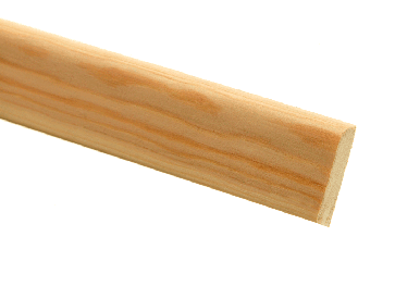 Pine Flat D-Shape 34 x 8 x 2400mm