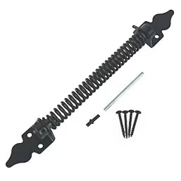 GATE RETURN SPRING 8" (200mm) EPOXY BLACK