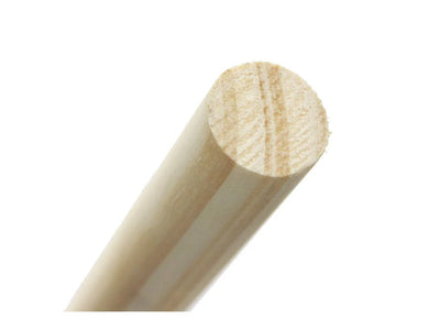 WOODEN BROOM HANDLE 1200x24mm