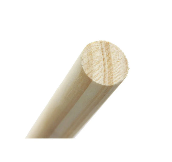 WOODEN BROOM HANDLE 1200x24mm - Formby Timber Supplies Ltd