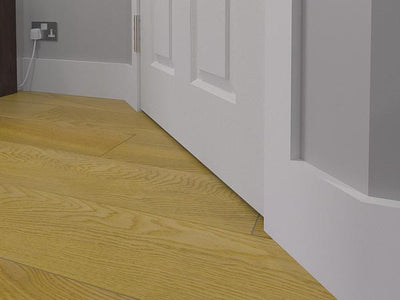 4.4mtr 18mm x 119mm White Primed Square Edge MDF Skirting