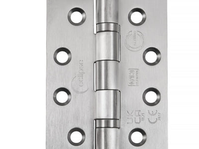 100mm/4" Satin Stainless Steel Ball Bearing Hinges(1&1/2pair)