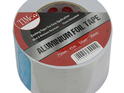 75mmX45m ALUMINIUM FOIL TAPE 30mic