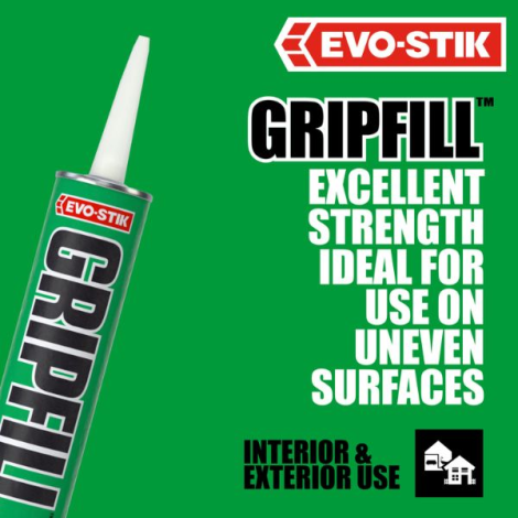 Gripfill Gap Filling Adhesive 350ml (box 12) - Formby Timber Supplies Ltd