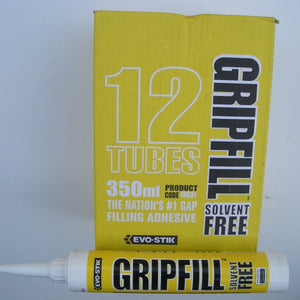350ml Gripfill Yellow Solvent Free Adhesive (box 12).