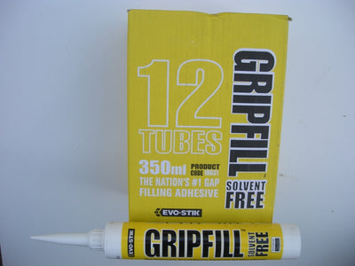 350ml Gripfill Yellow Solvent Free Adhesive (box 12).