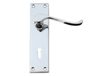 Carlisle Brass CBS54CP Victorian Scroll Lever Handles (Pair)