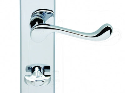 Carlisle Brass CBS54WCCP Victorian Scroll Lever Bathroom Handles (Pair)