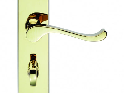 Carlisle Brass CBS54WC Victorian Scroll Lever Bathroom Handles (Pair)