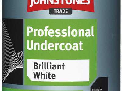 2.5 Litres White Johnstones Professional Undercoat