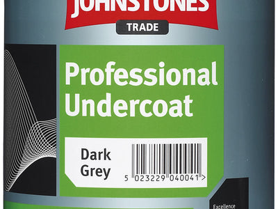 1 Litres Dark Grey Johnstones Professional Undercoat