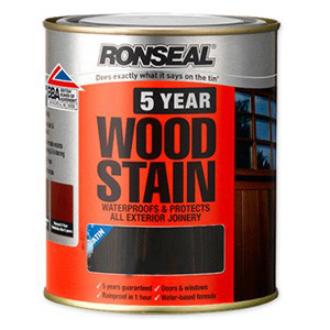 Ronseal 5 Year Woodstain Dark Oak 750 ml - Formby Timber Supplies Ltd