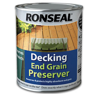 750 ml Green Ronseal Decking End Grain Preserve