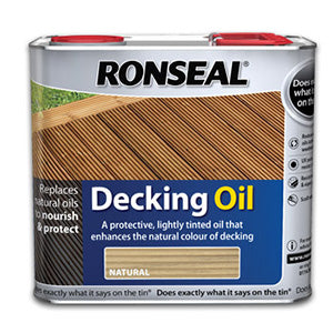 5 Litre Natural Oak Ronseal Ultimate Protection Decking Oil