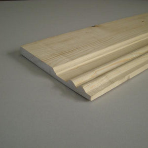 19mm x 219mm Double Sunk Victorian Skirting (Price Per Mtr.)