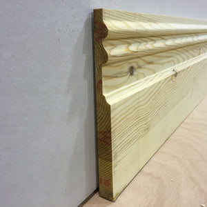 19mm x 219mm Double Sunk Victorian Skirting (Price Per Mtr.)