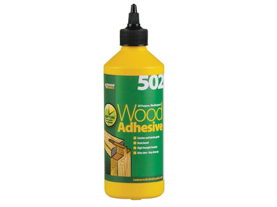 500ml Everbuild All Purpose Weatherproof Wood Adhesive 502