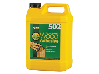 5 Litre Everbuild All Purpose Weatherproof Wood Adhesive 502