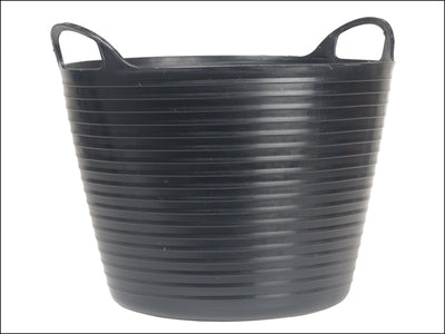 Black 75 Litres Heavy-Duty Polyethylene Flex Tub