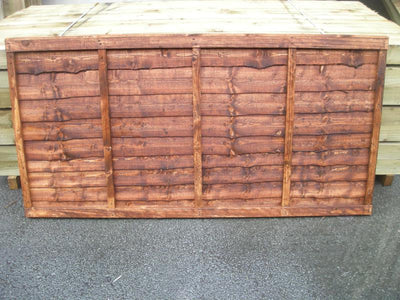 6ft x 3ft Waney Lap Fence Panel