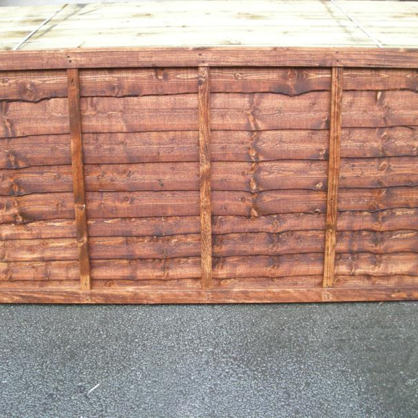 Timber Lapping Panel 6ft x 3ft Waney Lap Fence Panel - Formby Timber Supplies Ltd