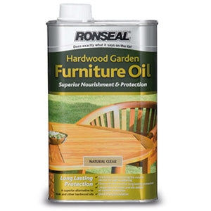 500 ml Natural Clear Ronseal Hardwood Furniture Oil
