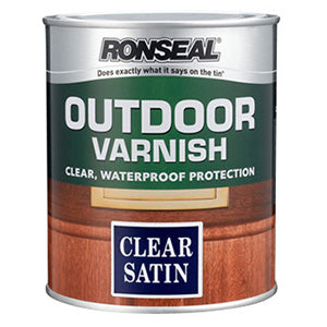 750 ml Satin Ronseal Outdoor Varnish