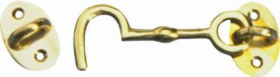 4" (100MM) SPECIALIST BRASS DOOR HOOK