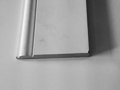 4.4mtr 18mm x 119mm White Primed Torus MDF Skirting Board