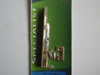 6" (150MM) SPECIALIST BRASS FLUSH LEVER BOLT