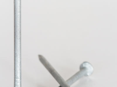60mm Galvanised Round Head Nails