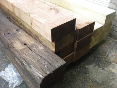 10x5 Green Treated incised Railway Sleeper 2.4mtr