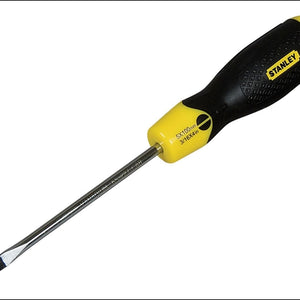 8mm x 150mm Stanley Cushion Grip Screwdriver Flared